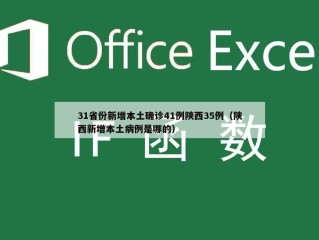 31省份新增本土确诊41例陕西35例（陕西新增本土病例是哪的）